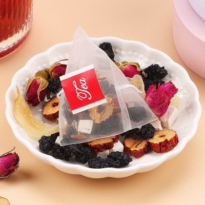 桑葚玫瑰茯苓茶独立三角包山楂百合组合养生花茶批发早C晚 A茶图2
