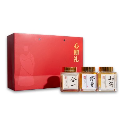 心之源三大名蜜礼盒 现货直供三盒装送礼土蜂蜜椴树蜂蜜洋槐蜂蜜图5