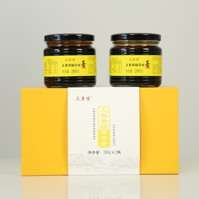 三至堂人参黄精膏礼盒装260g*2 东阿县非物质文化遗产图5