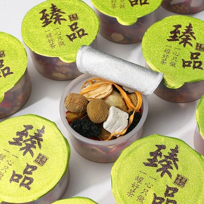 人参蛹虫草黄精茶批发小罐装男肾覆盆子玛咖组合男士十宝茶五宝茶图2