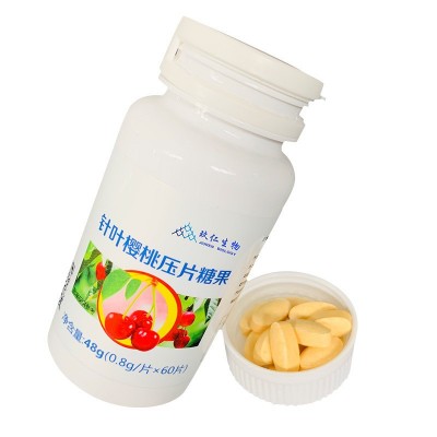 源头厂家针叶樱桃维生素C咀嚼片 成人儿童水果味压片糖图3