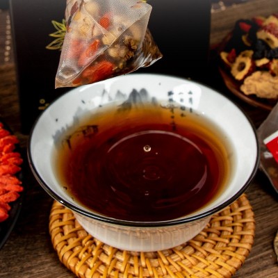 人参五宝茶桑葚黄精花茶养生茶肾茶男人茶包一件代发组合茶五宝茶图2