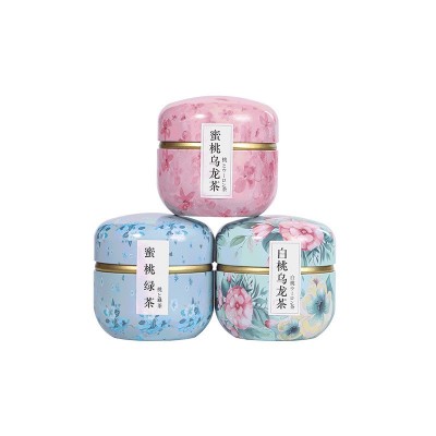 蜜桃乌龙茶白桃绿茶铁罐装节日婚庆伴手礼品三角茶包袋泡茶厂家图5