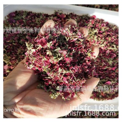 批发【玫瑰花沫 】碎玫瑰袋泡茶原料重瓣玫瑰中药粉药厂投料花茶图4