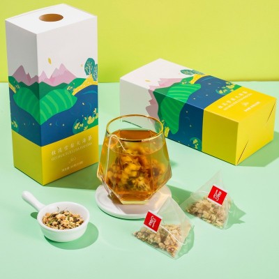 桂花雪梨大海茶组合三角包袋泡茶厂家直销一件代发图4