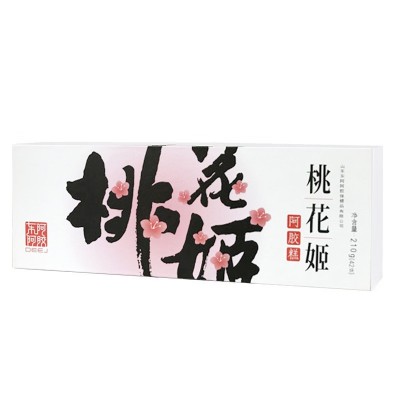 新货一件代发女士滋补东阿桃花姬阿胶糕210g.300g 礼盒伴手礼图5