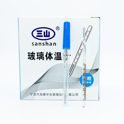 大量批发体温计玻璃水银人体温度计 医用家用成人宝宝宁波三山图3