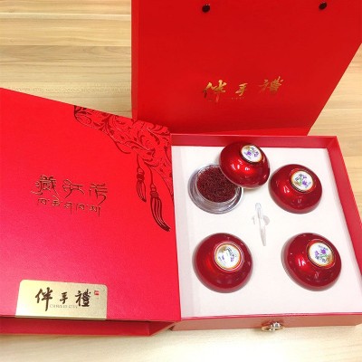 藏红花批发礼盒装西红花视频直播带货正品ding级番红花一件代发图3