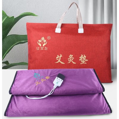防滑艾灸毯智能九档控温电加热艾绒褥子艾草床垫艾灸毯厂家批发图5