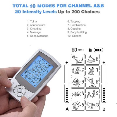 捡漏！亚马逊热销针灸低频按摩仪 AB双通道家用TENS按摩器图2