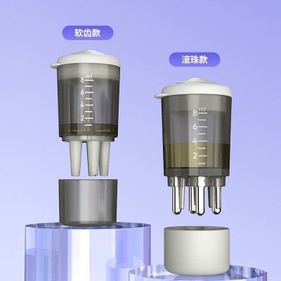 新款头皮上药器专用迷你便携导液梳滚珠养生发液上药梳1ml上药器图4