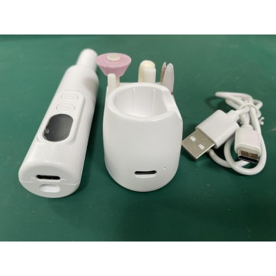 跨境新款美甲仪打磨机便携充电式指甲打磨器1.8W转笔式电动磨甲器图5