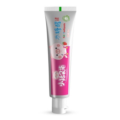 小猪呆萌儿童牙膏正品厂家批发宝宝牙膏无氟3-12岁孩专用口腔清洁图5