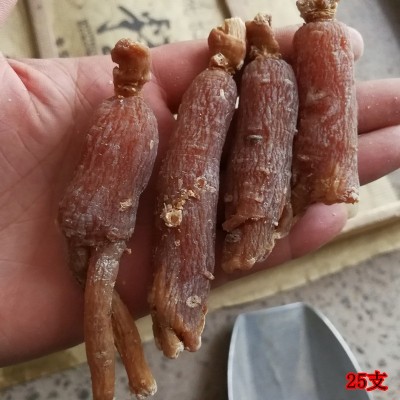 长白山红参吉林红参条 东北整枝高丽人参切片白参生嗮参批发图5