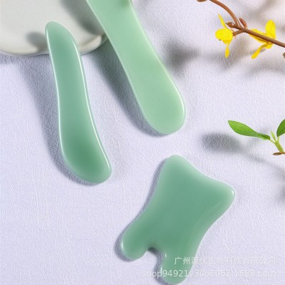 源优玉石刮痧拨筋棒脸部刮痧眼部全身刮痧板东陵玉 水晶刮痧板图2