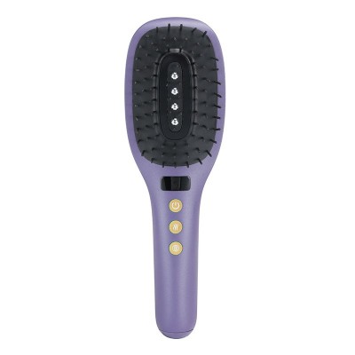 跨境爆品干湿两用直发卷发两用头发梳直发器护发器负离子直发梳子图4