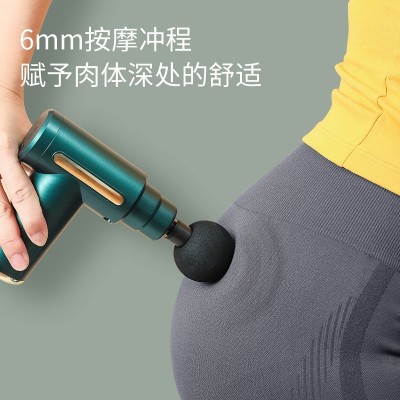 多功能迷你筋膜枪肌肉按摩器电动家用跨境液晶屏智能按摩枪厂家图3