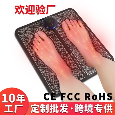 颈椎脉冲按摩贴ems便携式电疗迷你按摩仪肩颈智能电动颈部按摩器图5