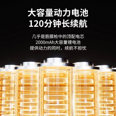 工厂批发专业级强劲力度深层高频震动按摩器放松肌肉四头筋膜枪图3
