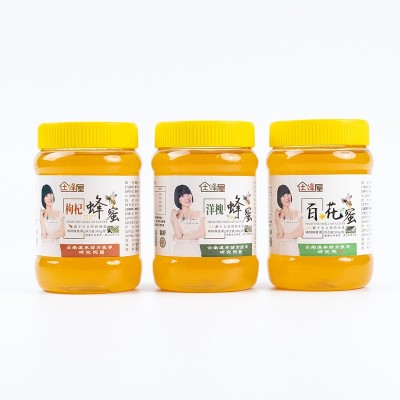 土蜂屋土蜂蜜批发百花蜜500g瓶装洋槐蜂蜜食用原蜜椴树蜜现货图4