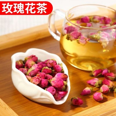 滕王新产平阴红玫瑰花茶 供应500g金边玫瑰花果茶 干花重瓣玫瑰花图2