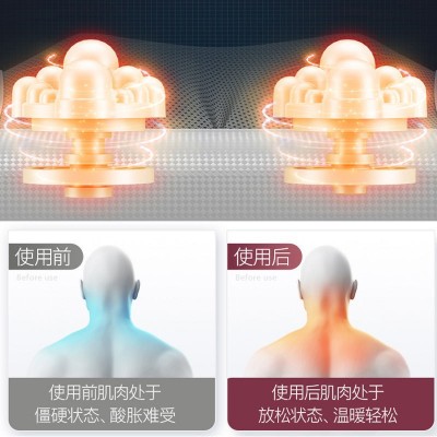 颈椎按摩器肩膀颈部腰部肩部揉捏全身多功能揉捏跨境劲椎按摩枕头图4