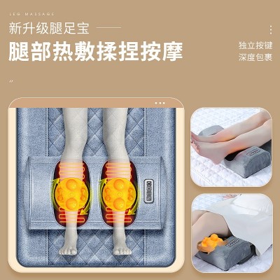跨境腰部颈椎智能电动坐垫靠垫按摩床垫家用多功能按摩器按摩垫图3