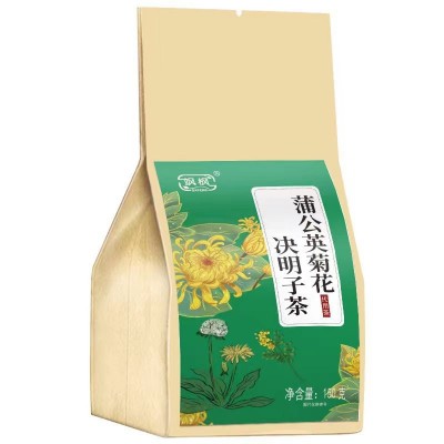 飒枫 蒲公英菊花决明子茶 抖音快手同款一件代发源头工厂日产百万