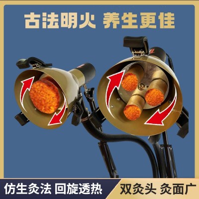 艾迪绅三元高温催化明火无烟艾灸家用仪器回旋灸净烟一体机养生馆图2