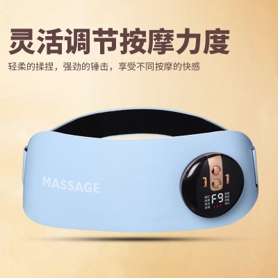 按摩腰带震动加热腰疼按摩仪舒缓疲劳腰腹部家用脉冲暖腰带神器图2