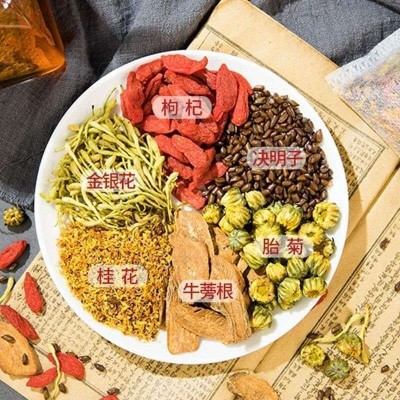 黄太阳 菊花决明子茶 牛蒡茶金银花茶 花草茶菊花枸杞茶决明子茶图2