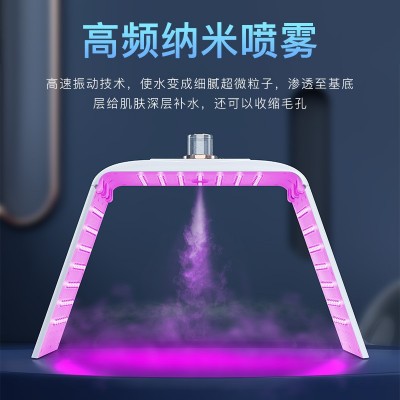 新款折叠光谱仪冷喷雾光子嫩肤红蓝光七彩led照脸大排灯美容院用图2