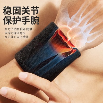 8*8吸汗透气运动护腕男女通用稳固关节腕带健身护具篮球毛巾护腕图3