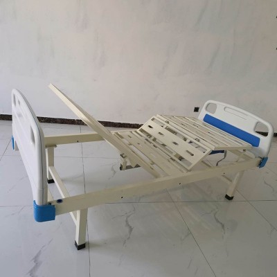新款医院舒适老人护理床 定制易清洗诊所病床 双摇家用康复疗养床图2