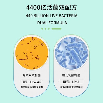 肠道复合高活性益生菌冻干粉 益生元即食b420益生菌活菌固体饮料图2