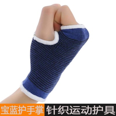 厂家直销宝蓝护手掌健身手套透气吸汗运动休闲保护护具批发男女士图2