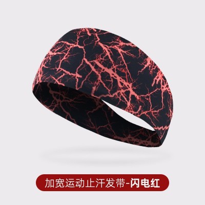 批发运动头发带导汗带莱卡透气跑步骑行瑜伽舞蹈健身止汗带图5