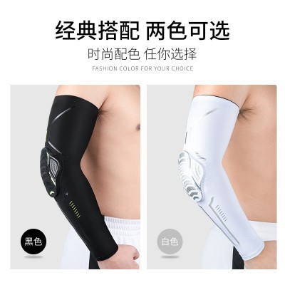 新品运动护臂袖套蜂窝防撞加压护肘关节户外篮球足球登山骑行护具图2