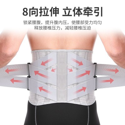 护腰透气支撑保护腰间盘突出束腰带男女健身举重深蹲硬拉腰围收腹图4