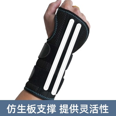 钢板支撑护手腕运动扭伤固定手托可拆卸夹板绑带缠绕加压腱鞘护腕图3