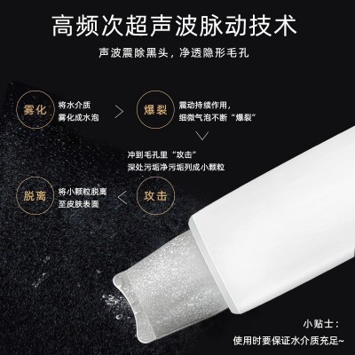 比森铲皮仪 去黑头铲面部清洁仪器 家用脸部美容导入超声波铲皮机图4