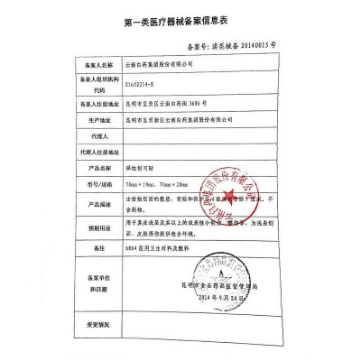 云南白药创可贴泰邦弹性创可贴透气止血防磨脚弹性 创口贴100片包图3
