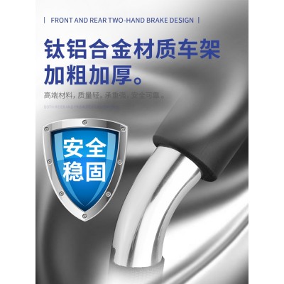 希维尔老人轮椅折叠轻便超轻铝合金残疾手推车便携旅行老年代步车图4