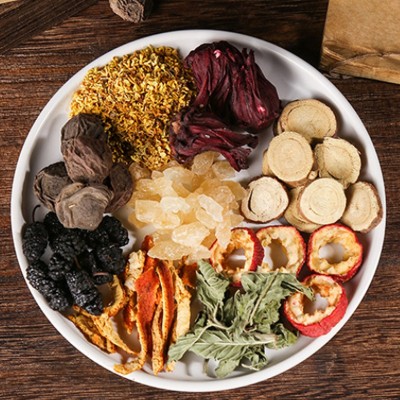 龙莲堂厂家批发酸梅汤原料包 乌梅干桂花酸梅饮自制熬煮 一件代发图2