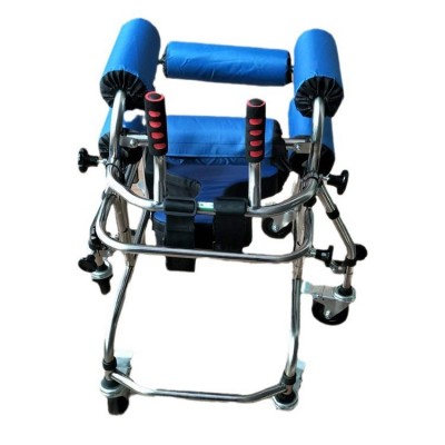 儿童站立架 不锈钢助行器 偏瘫下肢训练学步车下肢康复锻炼站立架