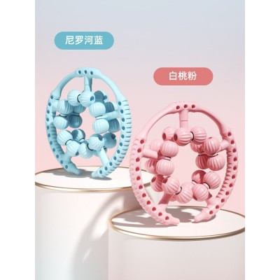 新款20球圆形夹腿器包裹滚球按摩器小腿放松大腿环形腿部训练器图5