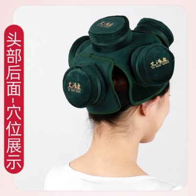 头部无烟灸艾灸袋艾灸盒铜盒随身灸家用熏蒸温灸器艾灸器具艾灸图4
