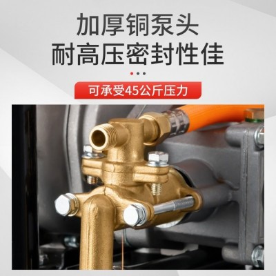 汽油打药机手推式消毒高压打农药电动打药机60升喷药机农用喷雾器图3