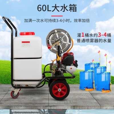 汽油打药机手推式消毒高压打农药电动打药机60升喷药机农用喷雾器图4