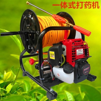手提汽油打药机高压四冲程消毒机果树喷雾机园林喷雾器农用洗车机图2